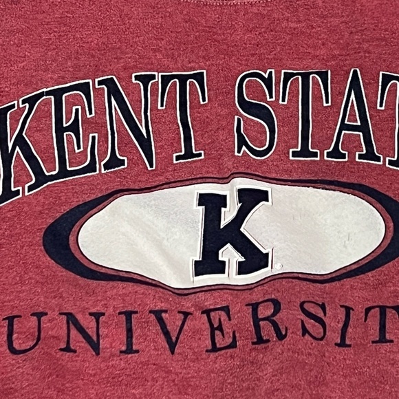 Vintage 90s Kent State University Golden Flashes NCAA College Sweatshirt - Picture 3 of 5